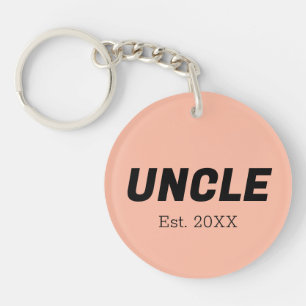 Trend Colour - Soft Peach Uncle Keychain