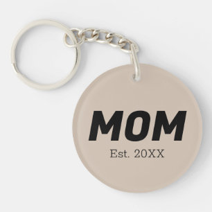 Trend Colour - Soft Taupe Keychain