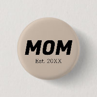 Trend Colour - Soft Taupe Mum Button