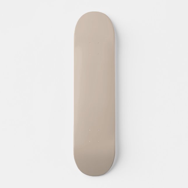 Trend Colour Soft Taupe Skateboard Deck (Front)