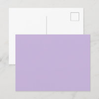 Trend Colour - Soft Violet Solid Postcard