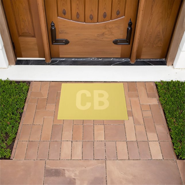 Trend Colour Soft Yellow Doormat (Outdoor)