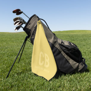 Trend Colour Soft Yellow Golf Towel