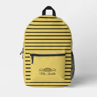Trend Colour Soft Yellow  Print Cut Sew Bag