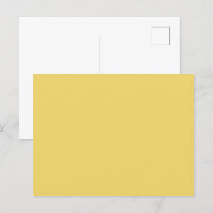 Trend Colour - Soft Yellow Solid Postcard
