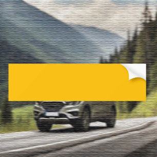 Trend Colour - Sunburn Yellow Bumper Sticker