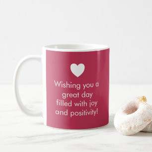 Trend Colour Vibrant Magenta Name / Positivity Mu Coffee Mug