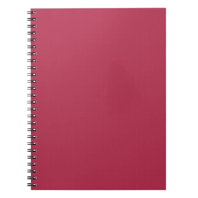 Trend Colour - Warm Pink Notebook (Front)