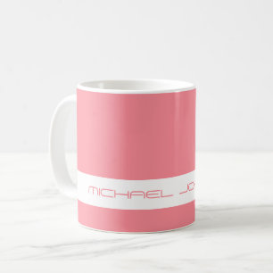 Trend Colour Watermelon Pink - Futuristic Name Mug