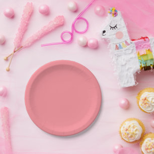 Trend Colour - Watermelon Pink Paper Plates