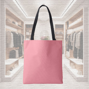 Trend Colour - Watermelon Pink Tote Bag