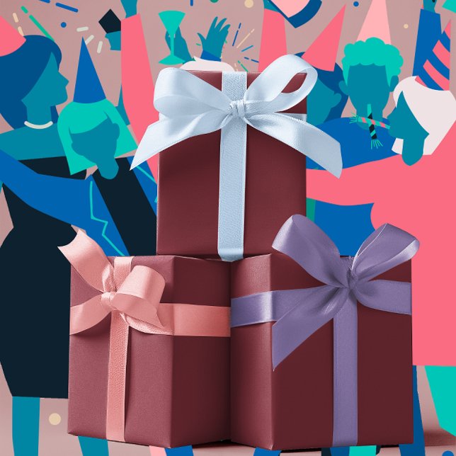 Trend Colours - Crimson Red Colour - Solid Wrapping Paper Sheet (Creator Uploaded)