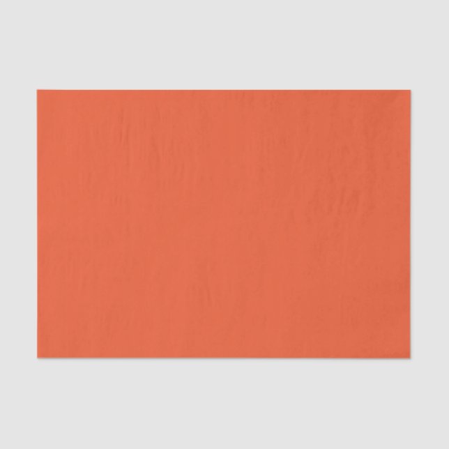 Trend Colours -Flame Red Colour - Solid Roll Tissue Paper (Front)