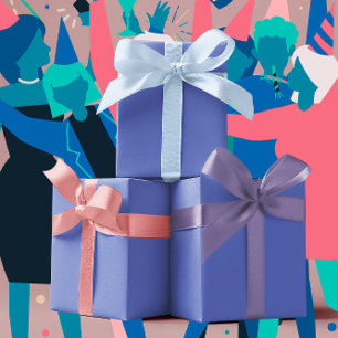 Trend Colours - Jewel Blue Colour - Solid Wrapping Paper Sheet