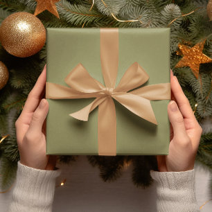 Trend Colours - Olive Green Colour - Solid Roll Wrapping Paper