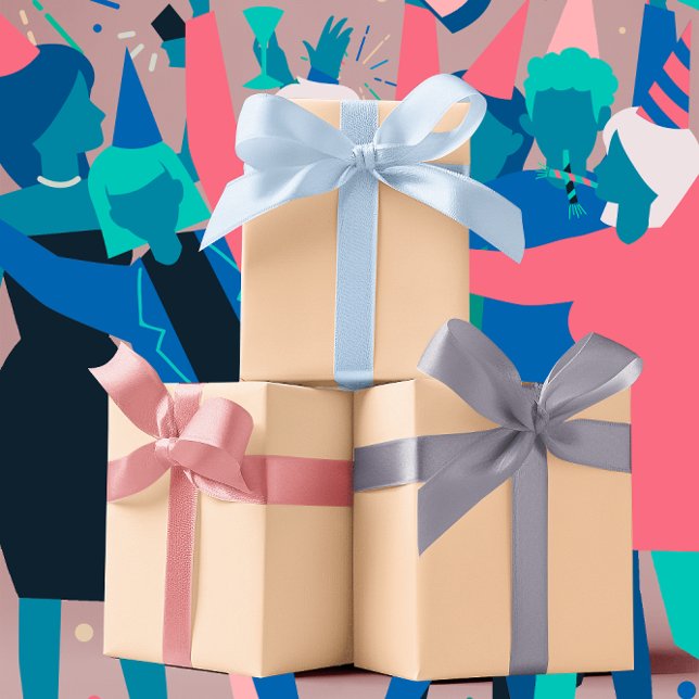 Trend Colours - Peach Blush Colour - Solid Wrapping Paper Sheet (Creator Uploaded)