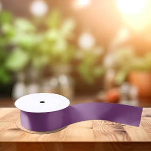 Trend Colours - Plum Purple Colour - Solid Satin Ribbon