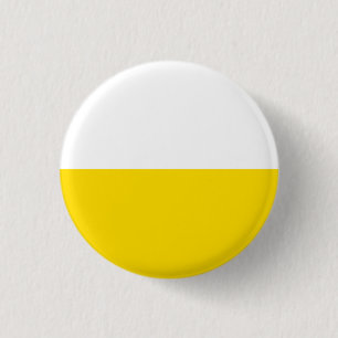 Trend Colours Template Yellow White Striped 3 Cm Round Badge
