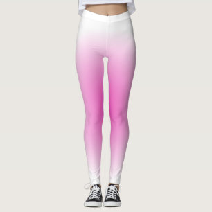 Trend Elegant Modern Template Pink Gradient Womens Leggings