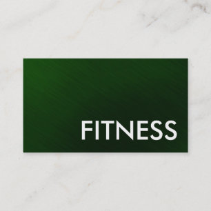 Trend Green White Professional Sport Business Card