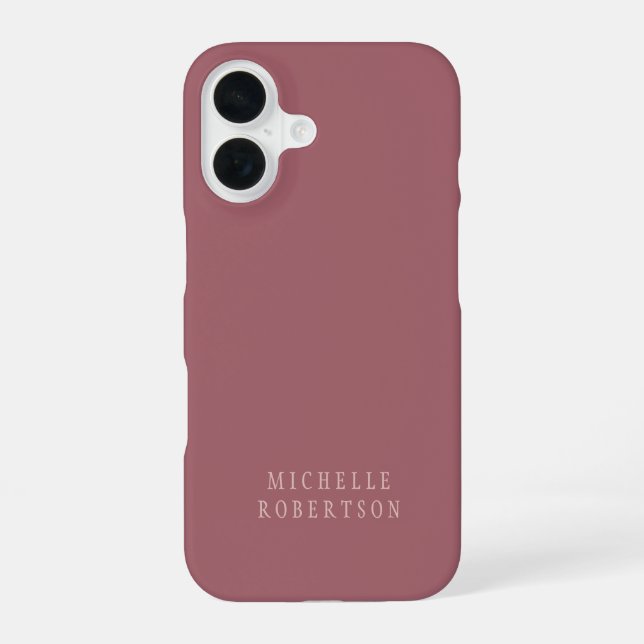 Trend Rose Dust Gold Creative Unique Classical iPhone 16 Case (Back)