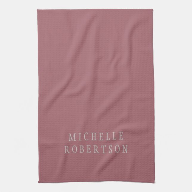 Trend Rose Dust Gold Creative Unique Classical Tea Towel (Vertical)