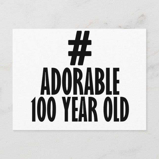 TRENDING 100 YEARS OLD BIRTHDAY DESIGNS POSTCARD (Front)