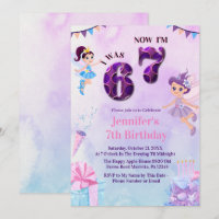Trending 6 7 Meme Ballerina Girl Fairy Birthday