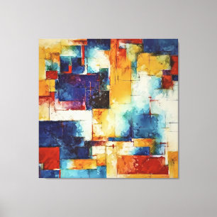 Trending Abstract Painting Art M1 Canvas Print