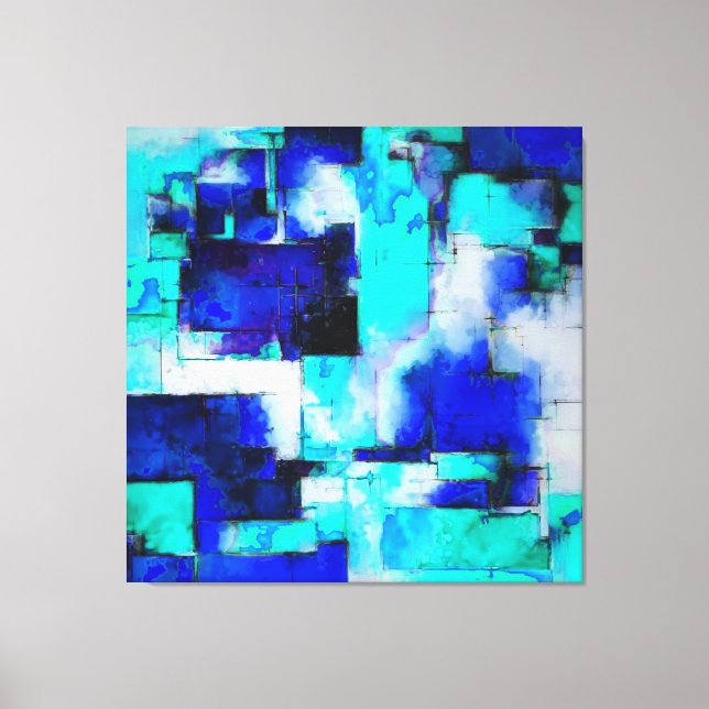 Trending Abstract Painting Art M2 Canvas Print (Front)