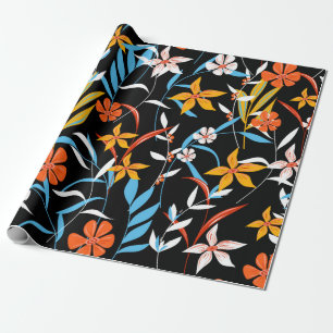 Trending abstract seamless pattern with colorful t wrapping paper