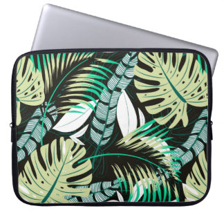 Trending bright seamless pattern with colourful tr laptop sleeve