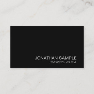 Trending Chic Design Black White Luxury Glamour Business Card