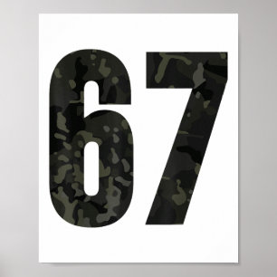 Trending Gen Alpha Six Seven 6 7 Meme Cam Multi Ca Poster