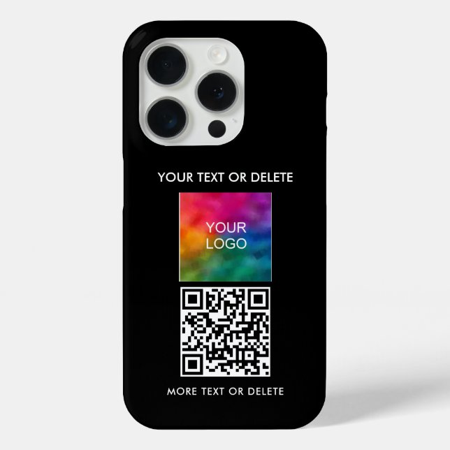 Trending QR Code Upload Logo Custom Template Case-Mate iPhone Case (Back)