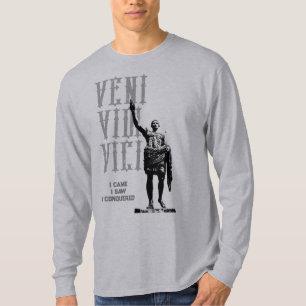 Trending Quote Veni Vidi Vici Mens Motivational T-Shirt