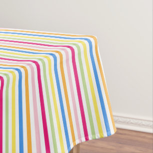 Trending Room Design 2016 Bold Stripes LG2 Tablecloth