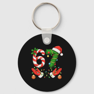 Trending Six Seven Meme Christmas 67 Santa Funny C Key Ring