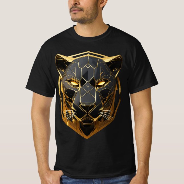 Trending T-shirt Black Panther design printed Tee (Front)