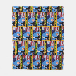 Trending Trump Fleece Blankets Exclusive Designs