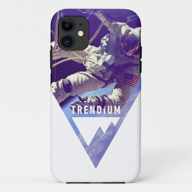 Trendium Authentic Astronaut in Inverted Triangle Case-Mate iPhone Case (Back)