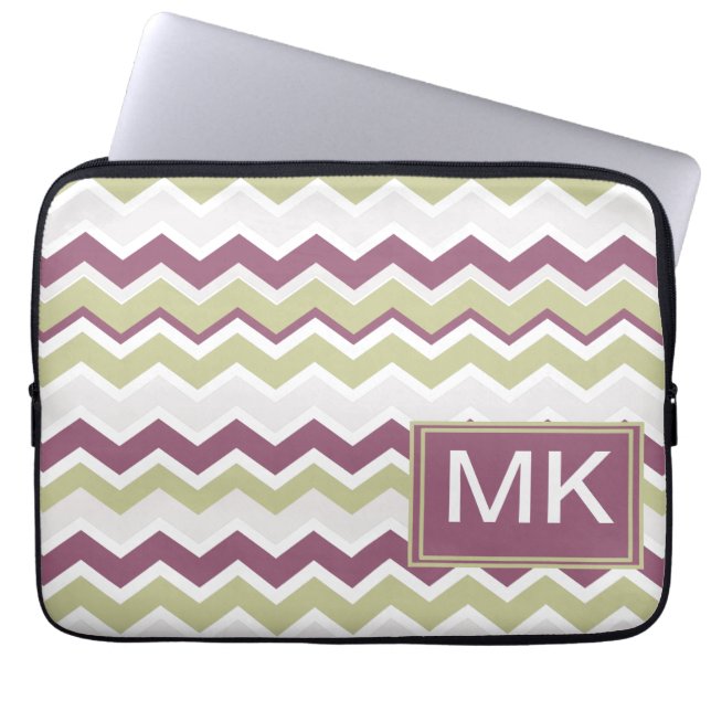 Trendy 2013 colours template laptop sleeve (Front)