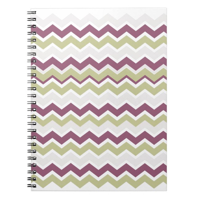 Trendy 2013 colours template spiral notebook (Front)