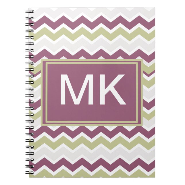 Trendy 2013 colours template spiral notebook (Front)
