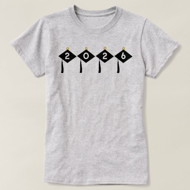 Trendy 2025 Graduation T-Shirt (Design Front)
