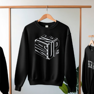 Trendy 3D SUP Graphic Sweatshirt – Casual Cool