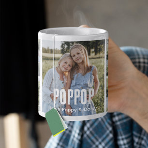 Trendy 5 Photo Collage Poppop Coffee Mug