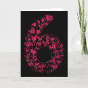 Trendy 6 7 Viral Sketch Heart 67 Cute Valentine Ma Card