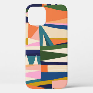 Trendy Abstract: Colourful Hand Drawn. iPhone 12 Case