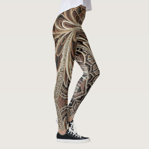 Trendy Abstract Design on a Leggings